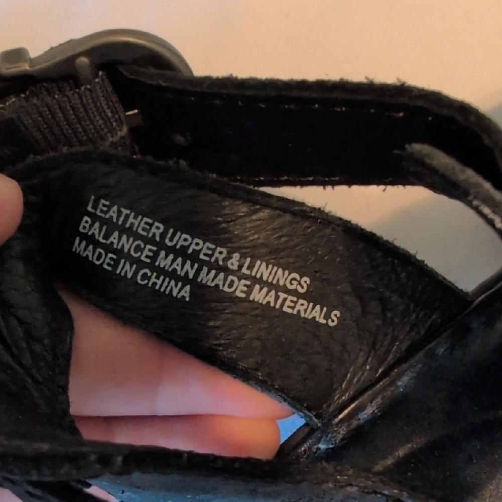 Born Black Leather Sandals - Picture 3 of 8